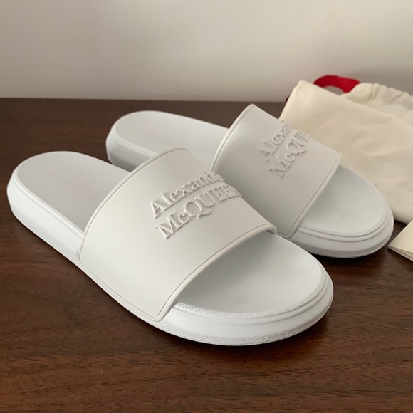Alexander McQueen Shoes - Alexander McQueen Pool Rubber Slide Size 37.5